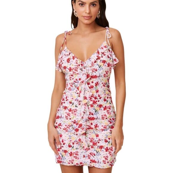 Astr the Label Dress Womens Size XS Emily Ruched‎ Minidress - Picture 1 of 12